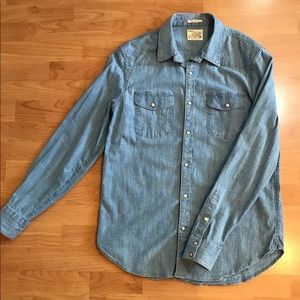 Men’s Lucky Brand Denim Button-Down Shirt